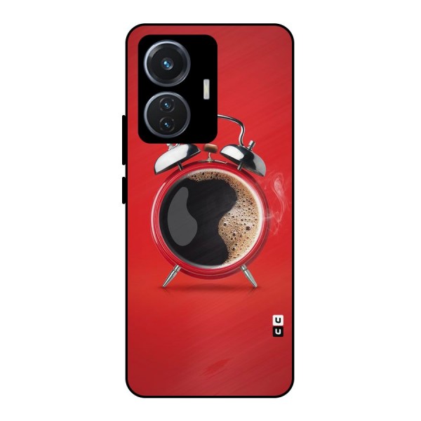 Coffee Clock Metal Back Case for iQOO Z6 44W