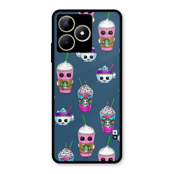 Coffee Mugs Metal Back Case for Realme C53