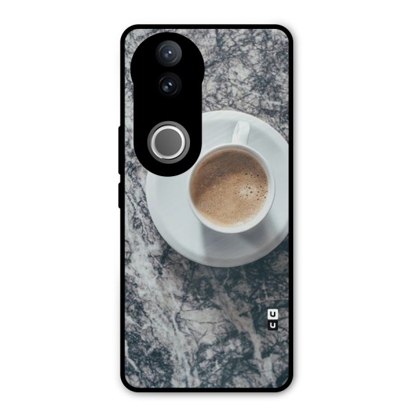 Coffee On Marble Metal Back Case for Vivo V50