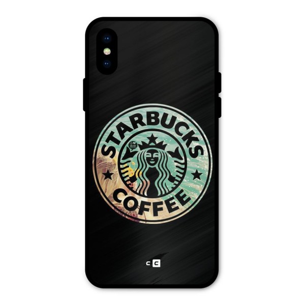 Coffee StarBucks Metal Back Case for iPhone XS