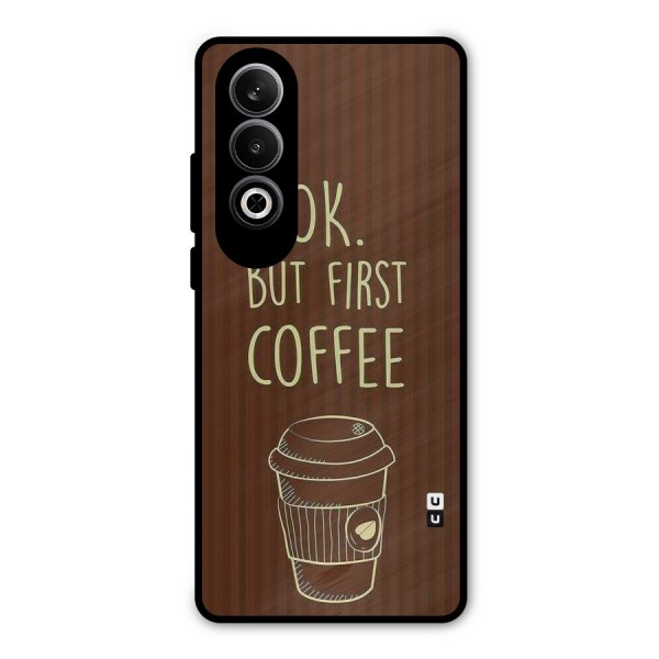 Coffee Stripes Metal Back Case for OnePlus Nord CE4