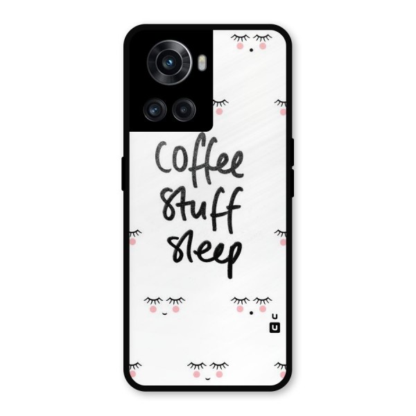 Coffee Stuff Sleep Metal Back Case for OnePlus 10R