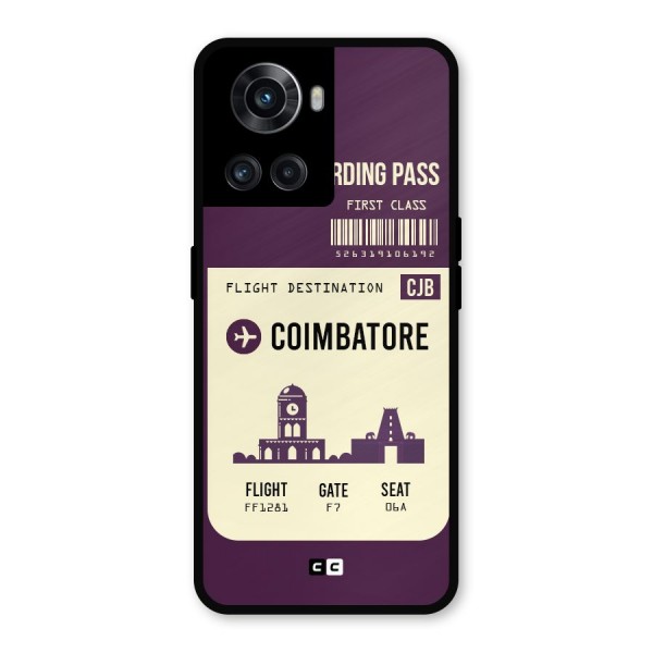 Coimbatore Boarding Pass Metal Back Case for OnePlus 10R