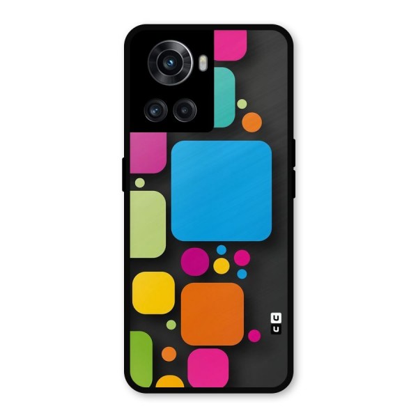 Color Boxes Abstract Metal Back Case for OnePlus 10R