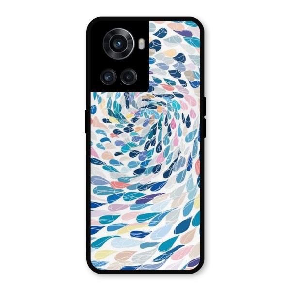 Color Droplets Swirls Metal Back Case for OnePlus 10R