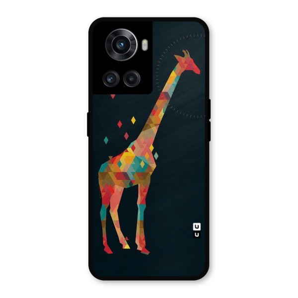 Colored Giraffe Metal Back Case for OnePlus 10R