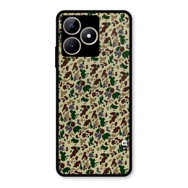 Colored Shapes Metal Back Case for Realme C53