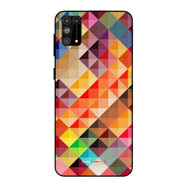 Colorful Cubes Metal Back Case for Galaxy F41