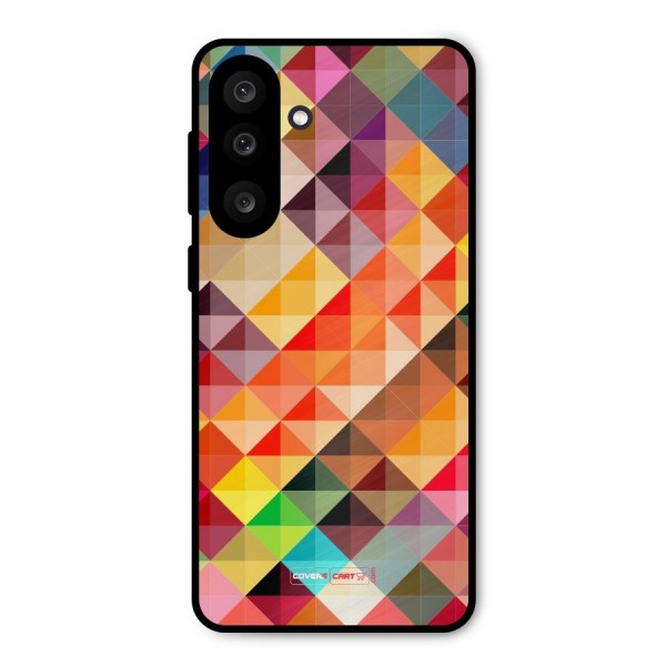 Colorful Cubes Metal Back Case for Galaxy M56