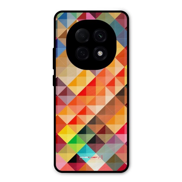 Colorful Cubes Metal Back Case for Oppo F29 Pro