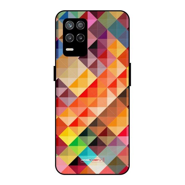 Colorful Cubes Metal Back Case for Realme 9 5G