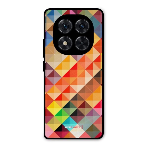 Colorful Cubes Metal Back Case for Redmi Note 14 Pro 5G