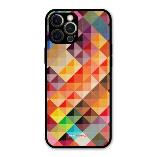 Colorful Cubes Metal Back Case for iPhone 12 Pro Max