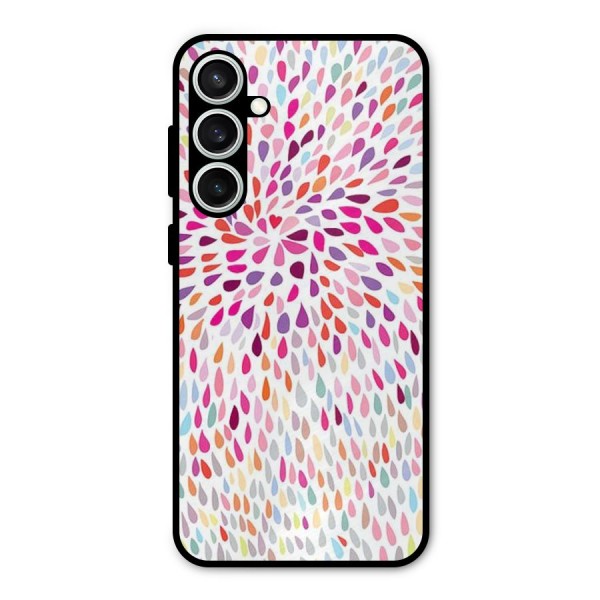 Colorful Decorative Pattern Metal Back Case for Galaxy S23 FE