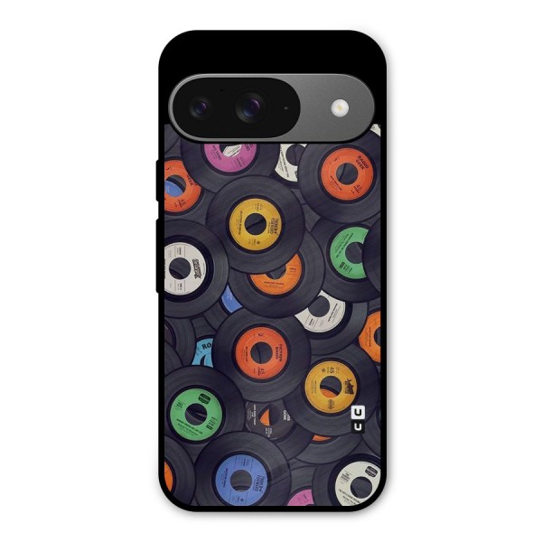 Colorful Disks Metal Back Case for Google Pixel 9