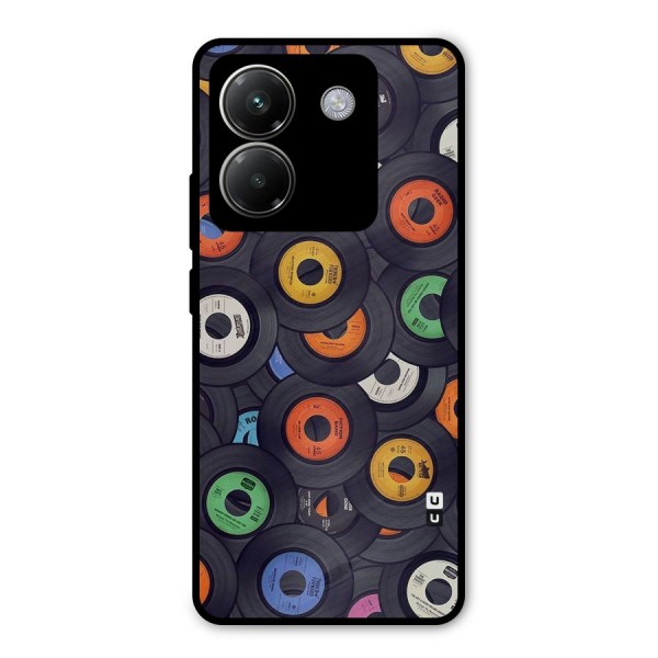 Colorful Disks Metal Back Case for Poco M7 Pro 5G