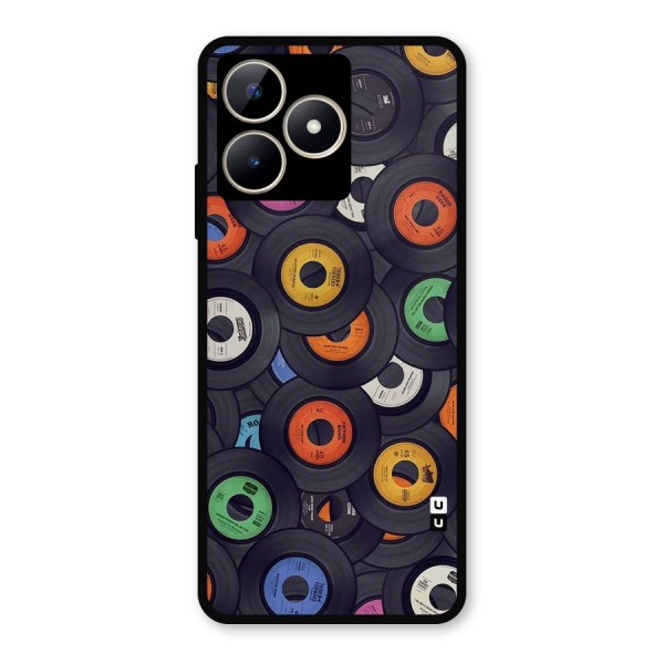Colorful Disks Metal Back Case for Realme C53