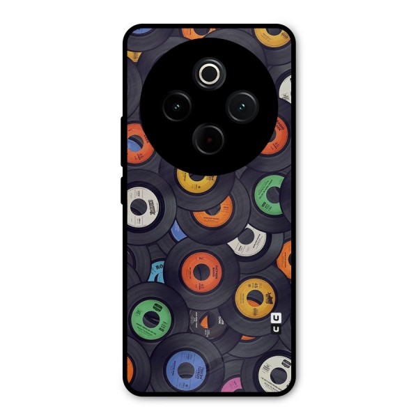 Colorful Disks Metal Back Case for Vivo T4