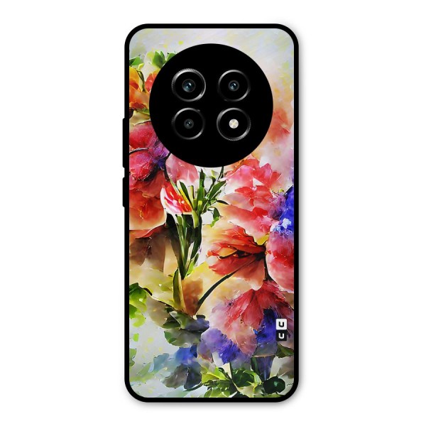 Colorful Flowers Fine Art Metal Back Case for Realme 13 Pro
