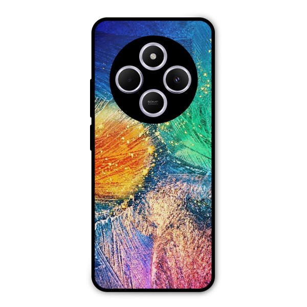 Colorful Leafs Vibrant Metal Back Case for Redmi A4