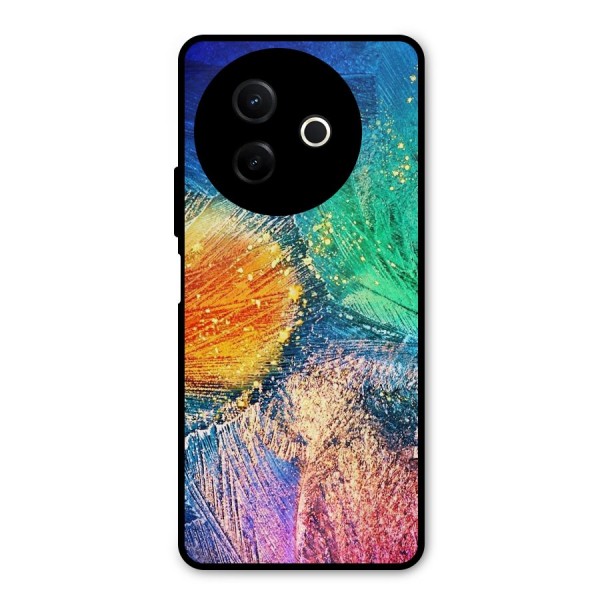 Colorful Leafs Vibrant Metal Back Case for Vivo Y39