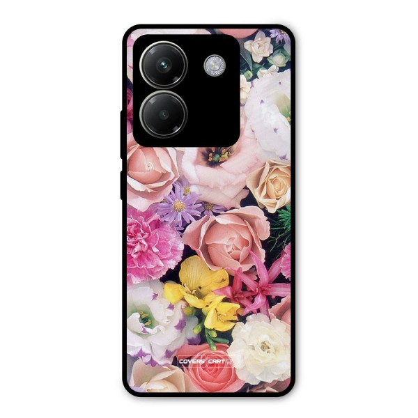 Colorful Roses Metal Back Case for Poco M7 Pro 5G