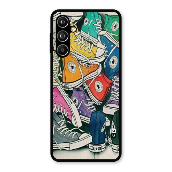 Colorful Shoes Metal Back Case for Galaxy F54