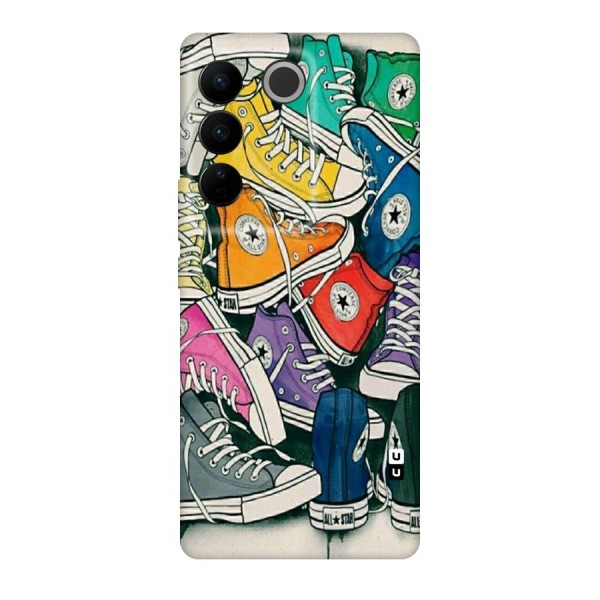 Colorful Shoes Original Polycarbonate Back Case for Vivo V27
