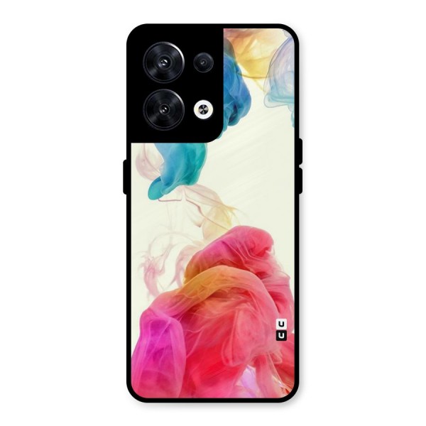 Colorful Splash Metal Back Case for Oppo Reno8 5G