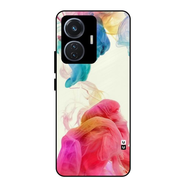 Colorful Splash Metal Back Case for iQOO Z6 44W
