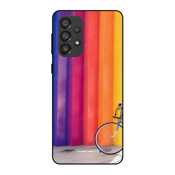 Colorful Walls Metal Back Case for Galaxy A33 5G