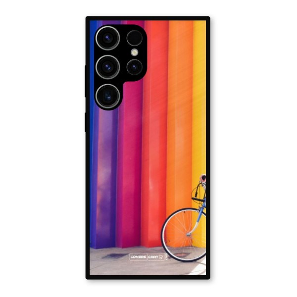 Colorful Walls Metal Back Case for Galaxy S23 Ultra