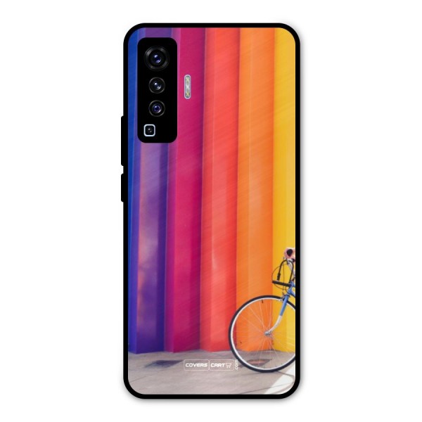 Colorful Walls Metal Back Case for Vivo X50