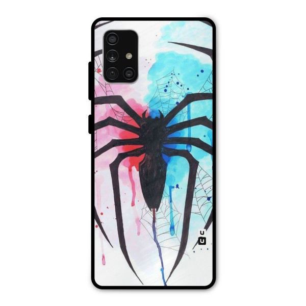 Colorful Web Metal Back Case for Galaxy A71