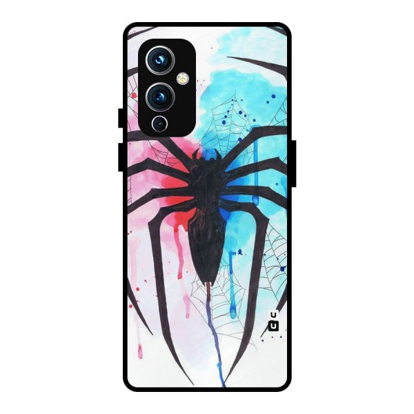 Colorful Web Metal Back Case for OnePlus 9