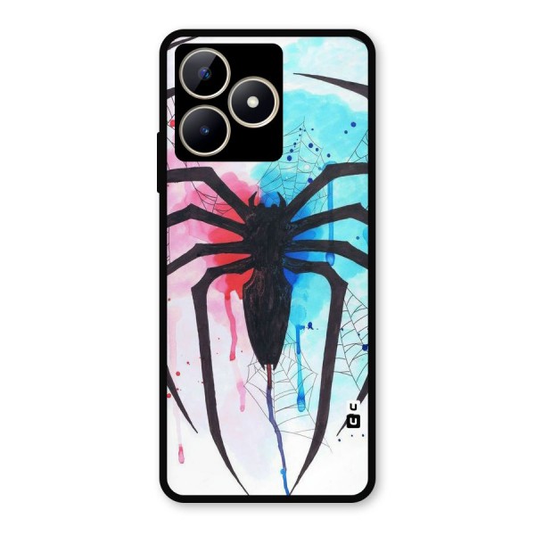 Colorful Web Metal Back Case for Realme Narzo N53