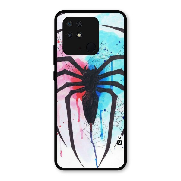 Colorful Web Metal Back Case for Redmi 10 Power