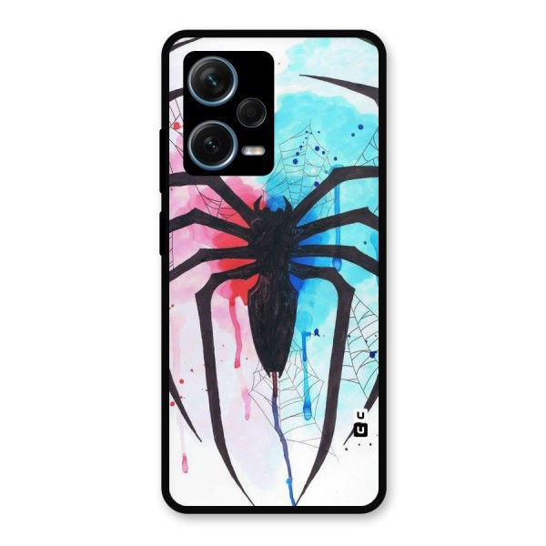 Colorful Web Metal Back Case for Redmi Note 12 Pro Plus 5G