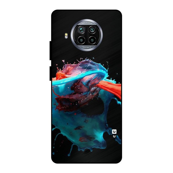 Colour War Metal Back Case for Mi 10i