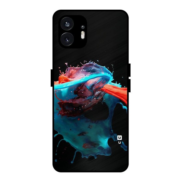 Colour War Metal Back Case for Nothing Phone 2