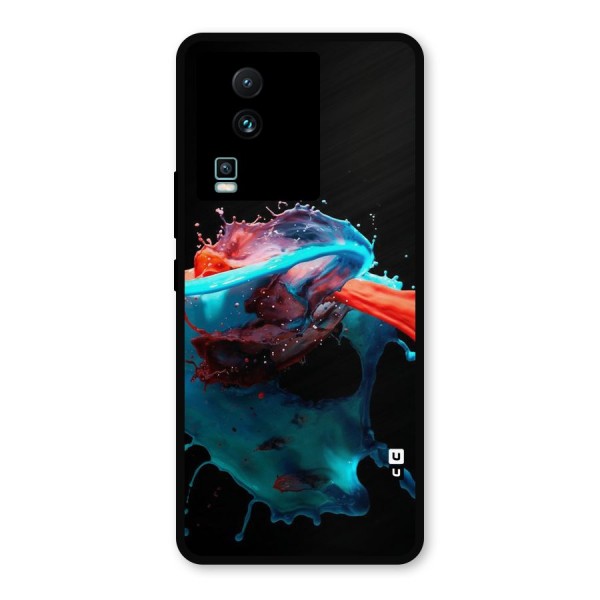 Colour War Metal Back Case for iQOO Neo 7 Pro