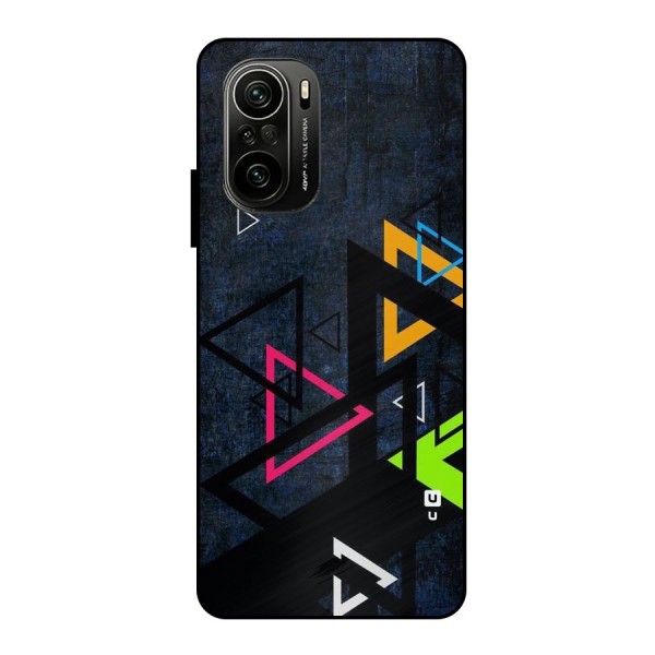 Coloured Triangles Metal Back Case for Mi 11X Pro