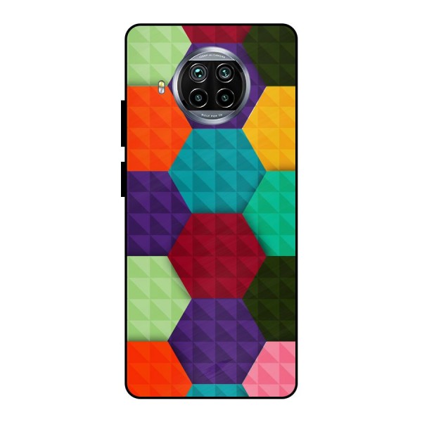 Colourful Abstract Metal Back Case for Mi 10i
