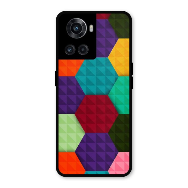 Colourful Abstract Metal Back Case for OnePlus 10R