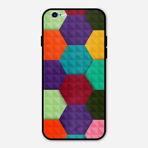 Colourful Abstract Metal Back Case for iPhone 6 6s