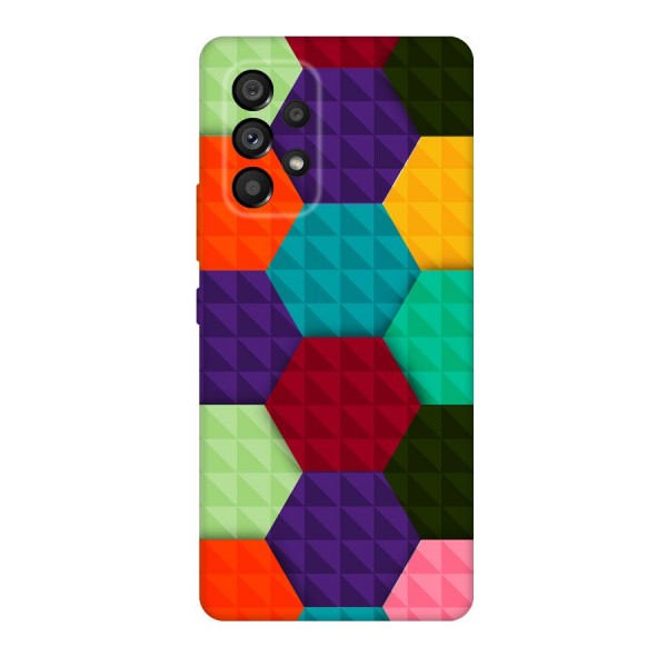 Colourful Abstract Original Polycarbonate Back Case for Galaxy A53 5G