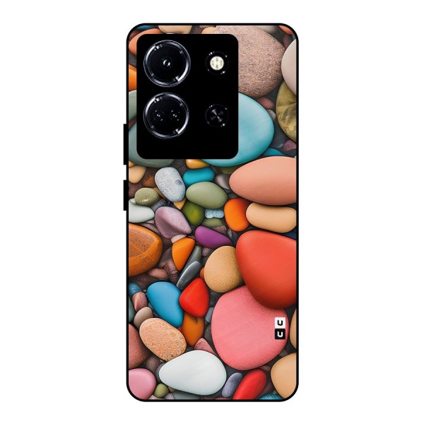 Colourful Stones Metal Back Case for Infinix Note 30 5G
