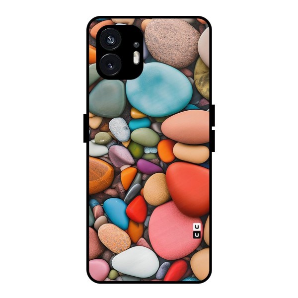 Colourful Stones Metal Back Case for Nothing Phone 2