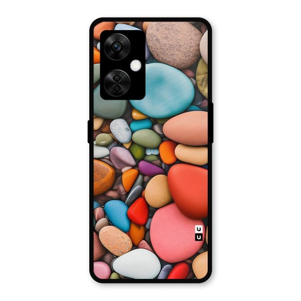 Colourful Stones Metal Back Case for OnePlus Nord CE 3 Lite