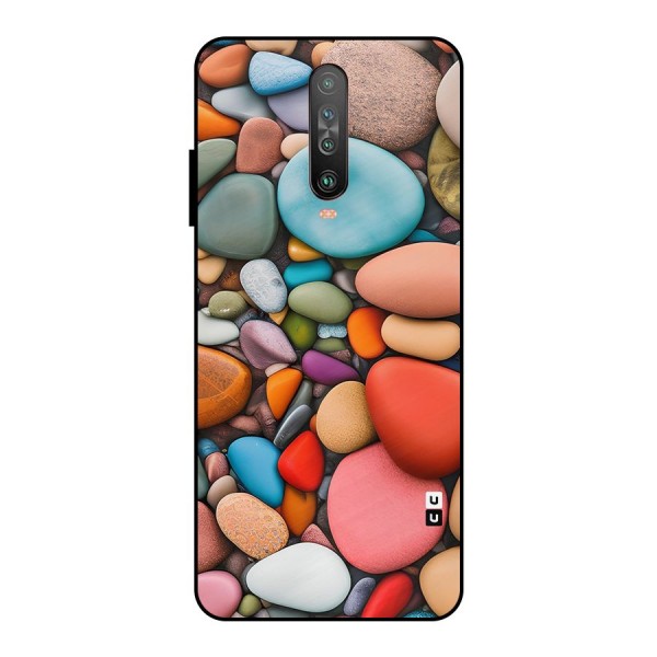 Colourful Stones Metal Back Case for Poco X2